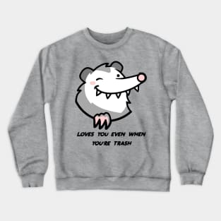 Trash Opossum Crewneck Sweatshirt